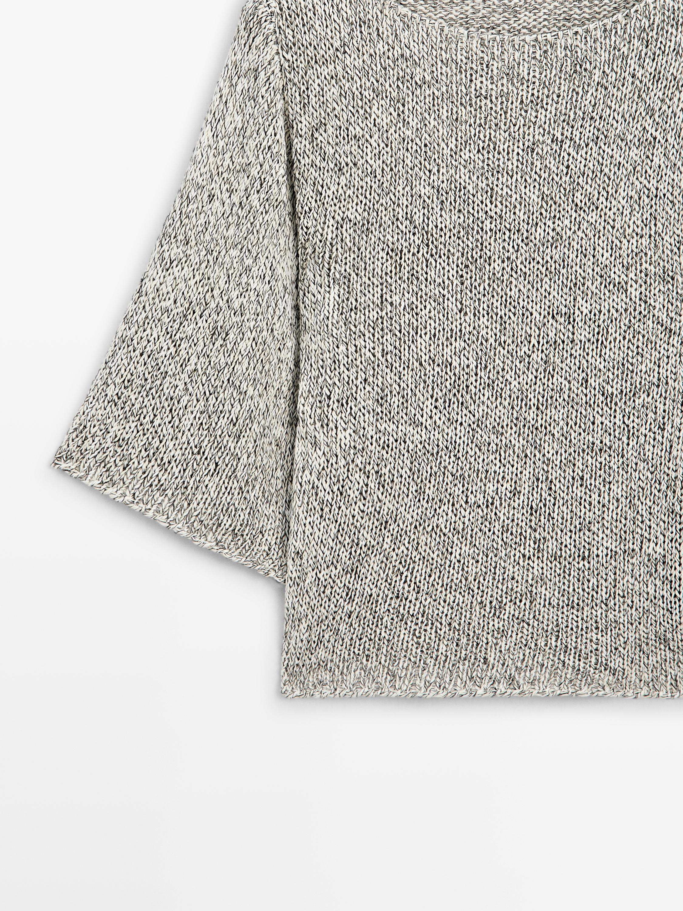 Pull en maille 100 % coton